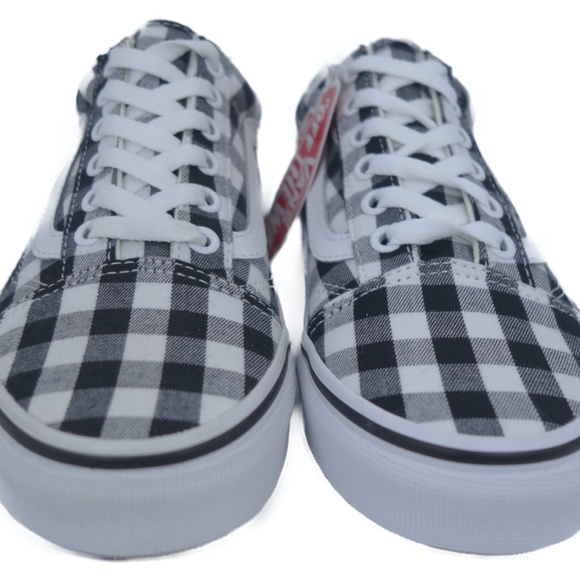 VANS Old Skool (Gingham Black / True White) Women' - Picture 2 of 7